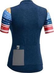 Cycling jersey Dotout Touch Women's Melange Blue - 1