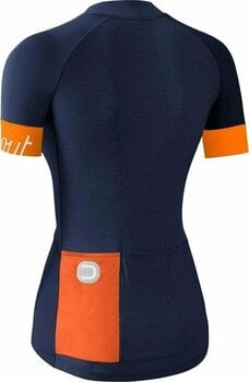Kolesarski dres, majica Dotout Crew Women's Jersey Blue/Orange XS - 2