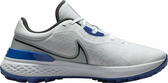 Golfsko til mænd Nike Infinity Pro 2 Mens Golf Shoes White/Wolf Grey/Game Royal/Black 42 - 8