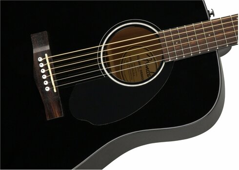 Dreadnought-gitarr Fender CD-60S Black - 4