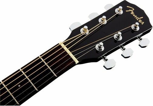 Guitare Dreadnought acoustique-électrique Fender CD-60SCE Black - 7