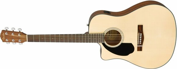 Lefthanded Acoustic-electric Guitar Fender CD-60SCE Left-Hand Natural - 3