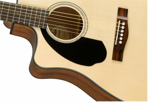Lefthanded Acoustic-electric Guitar Fender CD-60SCE Left-Hand Natural - 5