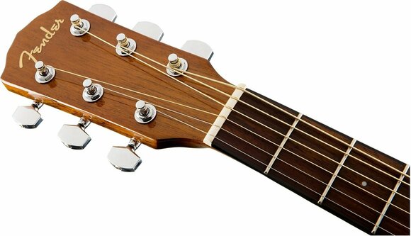 Lefthanded Acoustic-electric Guitar Fender CD-60SCE Left-Hand Natural - 7