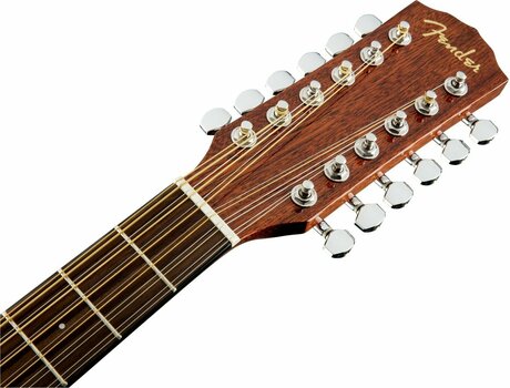 12-snarige elektrisch-akoestische gitaar Fender CD-60SCE-12 Natural - 7