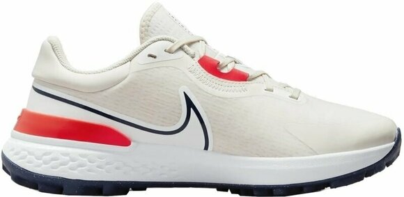 Férfi golfcipők Nike Infinity Pro 2 Mens Golf Shoes Phantom/Bright Crimson/White/Midnight Navy 43 - 8