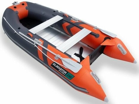 Inflatable Boat Gladiator Inflatable Boat C330AD 330 cm Orange/Dark Gray - 2