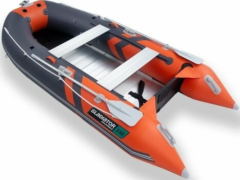 Inflatable Boat Gladiator Inflatable Boat C330AL 330 cm Orange/Dark Gray - 2