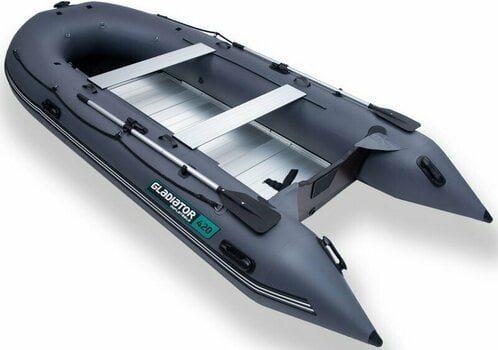 Inflatable Boat Gladiator Inflatable Boat C420AL 420 cm Dark Gray - 3