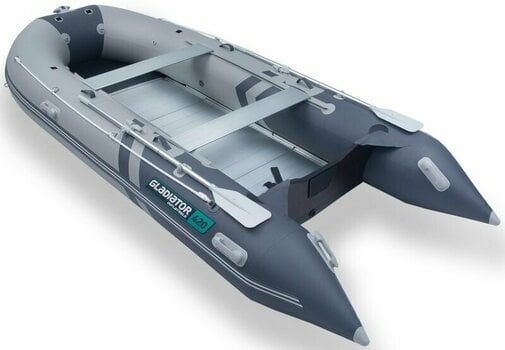 Inflatable Boat Gladiator Inflatable Boat C420AL 420 cm Light Dark Gray - 2