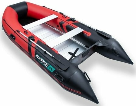 Inflatable Boat Gladiator Inflatable Boat B370AL 370 cm Red/Black - 2