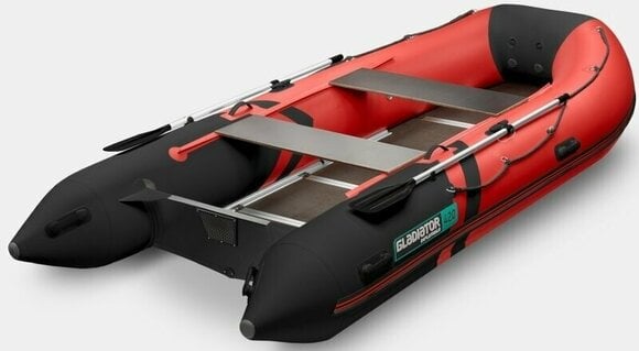 Inflatable Boat Gladiator Inflatable Boat B420AL 420 cm Red/Black - 2