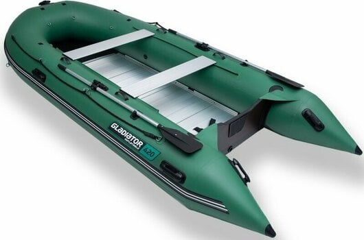 Inflatable Boat Gladiator Inflatable Boat C420AL 420 cm Green - 2