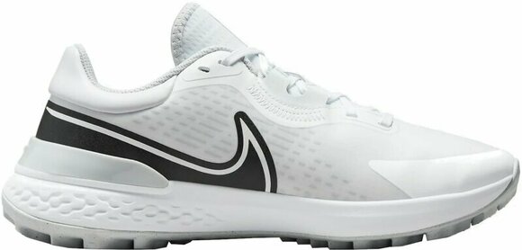 Férfi golfcipők Nike Infinity Pro 2 Mens Golf Shoes White/Pure Platinum/Wolf Grey/Black 47,5 - 9