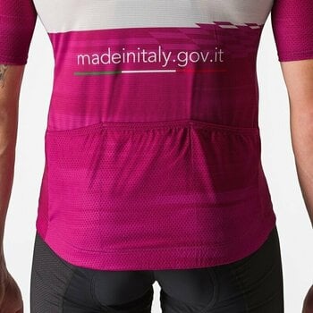 Odzież kolarska / koszulka Castelli Giro106 Competizione Jersey Golf Ciclamino 2XL - 7