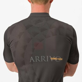 Odzież kolarska / koszulka Castelli Giro Roma Jersey Golf Antracite/Dark Gray/Giallo S - 3