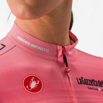 Μπλούζα Ποδηλασίας Castelli Giro106 Competizione W Jersey Φανέλα Rosa Giro XS - 5