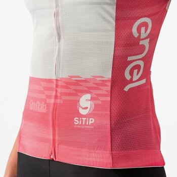 Odzież kolarska / koszulka Castelli Giro106 Competizione W Jersey Golf Rosa Giro XS - 6
