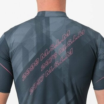 Odzież kolarska / koszulka Castelli Giro Tre Cime Di Lavaredo Jersey Golf Blu Abisso S - 3