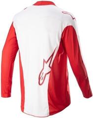 Koszulka motocross Alpinestars Techstar Arch Jersey Mars Red/White - 1