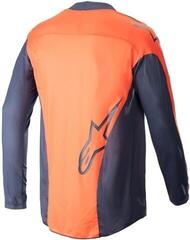 Maillot de motocross Alpinestars Techstar Arch Jersey Night Navy/Hot Orange - 1
