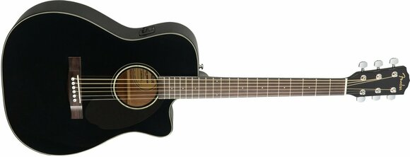Elektro-akoestische gitaar Fender CC-60SCE Black - 2