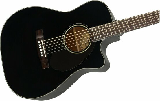 Elektroakustisk gitarr Fender CC-60SCE Black - 4