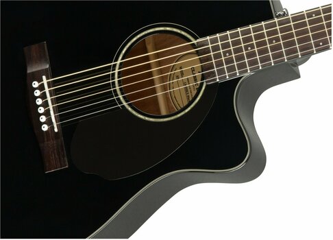 Guitarra electroacustica Fender CC-60SCE Black - 5
