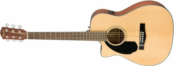 Lefthanded Acoustic-electric Guitar Fender CC-60SCE Left-Hand Natural - 2