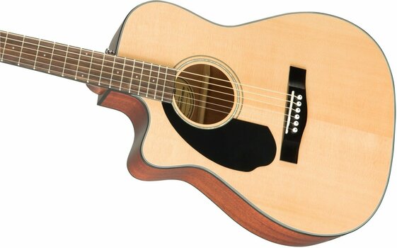 Lefthanded Acoustic-electric Guitar Fender CC-60SCE Left-Hand Natural - 4