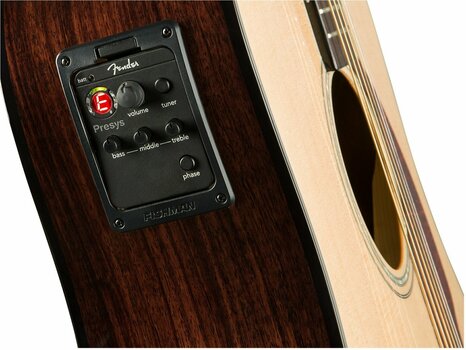 Електро-акустична китара Дреднаут Fender CD-140SCE with Case Natural - 6