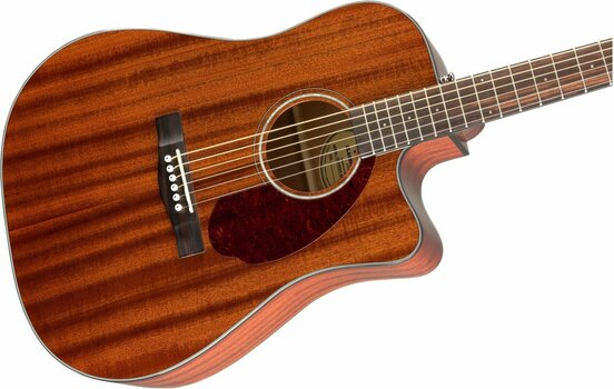 electro-acoustic guitar Fender CD-140SCE Mahogany with Case Natural - 4