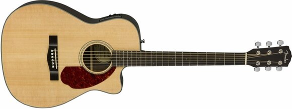 Elektroakusztikus gitár Fender CC-140SCE with Case Natural - 2