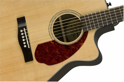 Dreadnought elektro-akoestische gitaar Fender CC-140SCE with Case Natural - 4