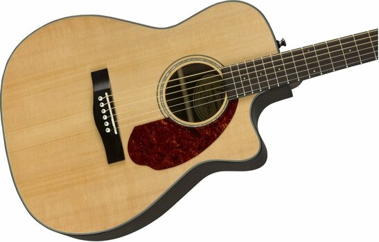 Dreadnought elektro-akoestische gitaar Fender CC-140SCE with Case Natural - 5