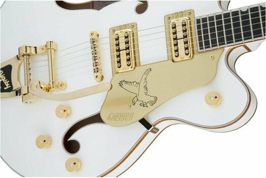 Halbresonanz-Gitarre Gretsch G6636T Players Edition Falcon White - 5