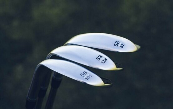 Golfová hole - wedge Callaway JAWS RAW Chrome Full Face Grooves Wedge 58-08 Z-Grind Steel Right Hand - 14