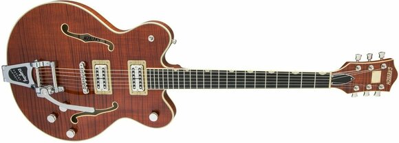 Gitara semi-akustyczna Gretsch G6609TFM Players Edition Broadkaster Bourbon Stain - 4