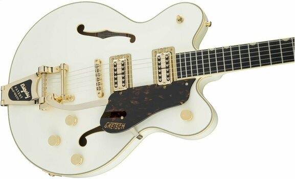 Semi-Acoustic Guitar Gretsch G6609TG Players Edition Broadkaster Vintage White - 6
