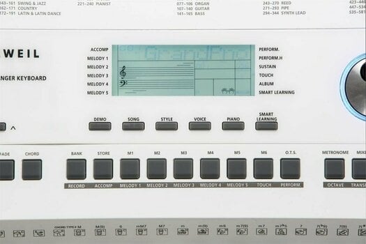 Keyboard s dynamikou Kurzweil KP110-WH - 6