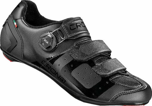 Men's Cycling Shoes Crono  CR3 Road BOA Black 40 Men's Cycling Shoes - 2