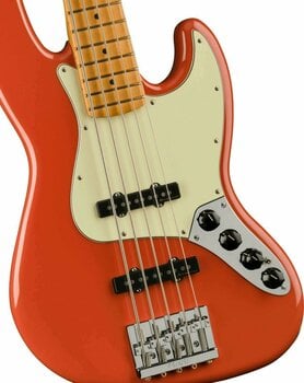 5-string Bassguitar Fender Player Plus Jazz Bass V MN Fiesta Red - 4