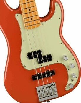 E-Bass Fender Player Plus Precision Bass MN Fiesta Red - 4