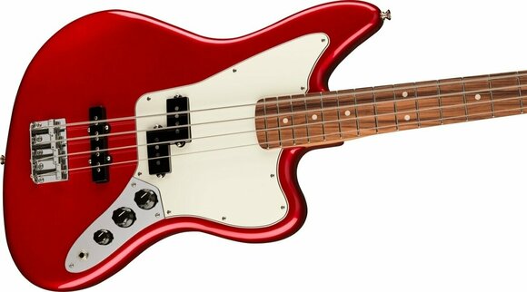 Baixo de 4 cordas Fender Player Series Jaguar Bass PF Candy Apple Red - 3