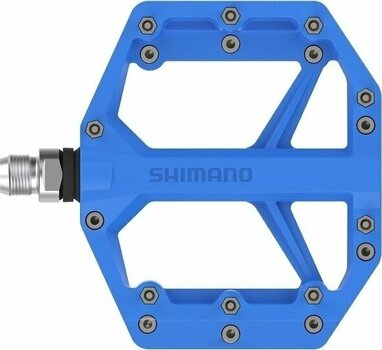 Litteät polkimet Shimano PD-GR400 Flat Pedal Blue Litteät polkimet - 2