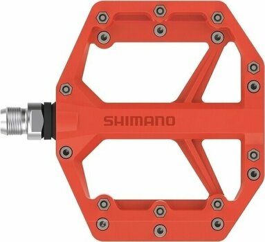 Pedais planos Shimano PD-GR400 Flat Pedal Red Pedais planos - 2