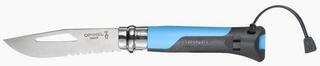 Faca para turistas Opinel N°08 Stainless Steel Outdoor Plastic Blue Faca para turistas - 1