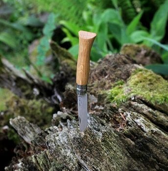 Túra kés Opinel N°08 Stainless Steel Oak Túra kés - 7