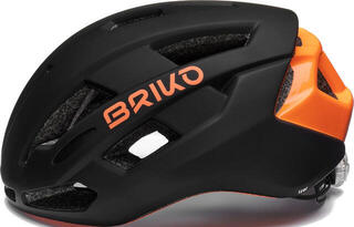 Prilba na bicykel Briko Izar LED Matt Black/Orange Fluo - 1