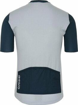 Jersey/T-Shirt Briko Jerseyko Stripe Jersey Beige/Blue Marine/Grey Sparrow/Orange Rust L - 3